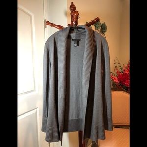 Gray cardigan